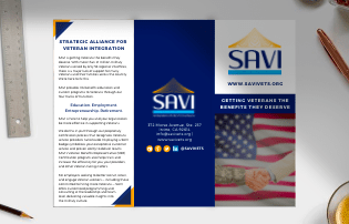 SAVI - Brochure Design