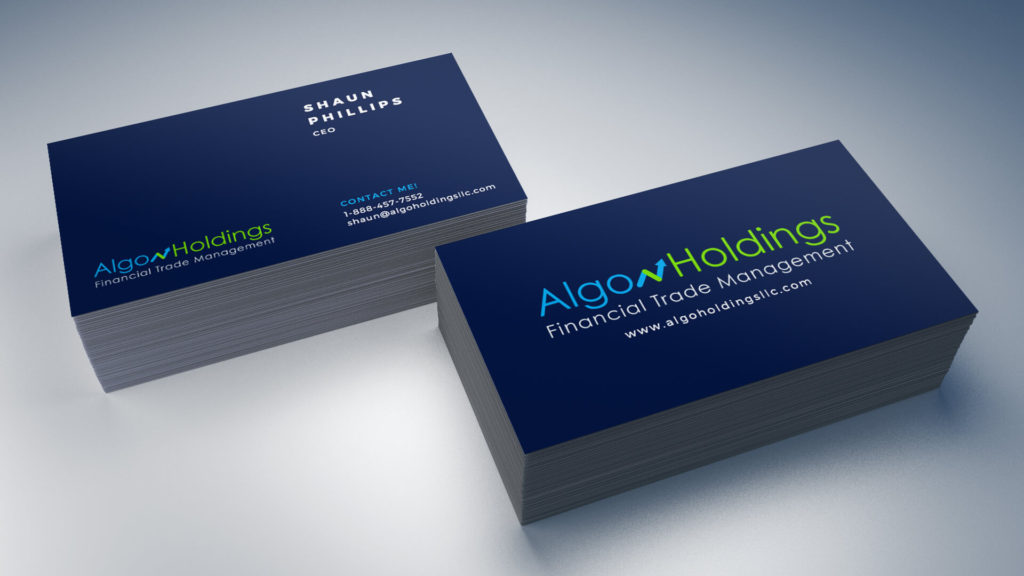 Algo Holdings - Business Card Design